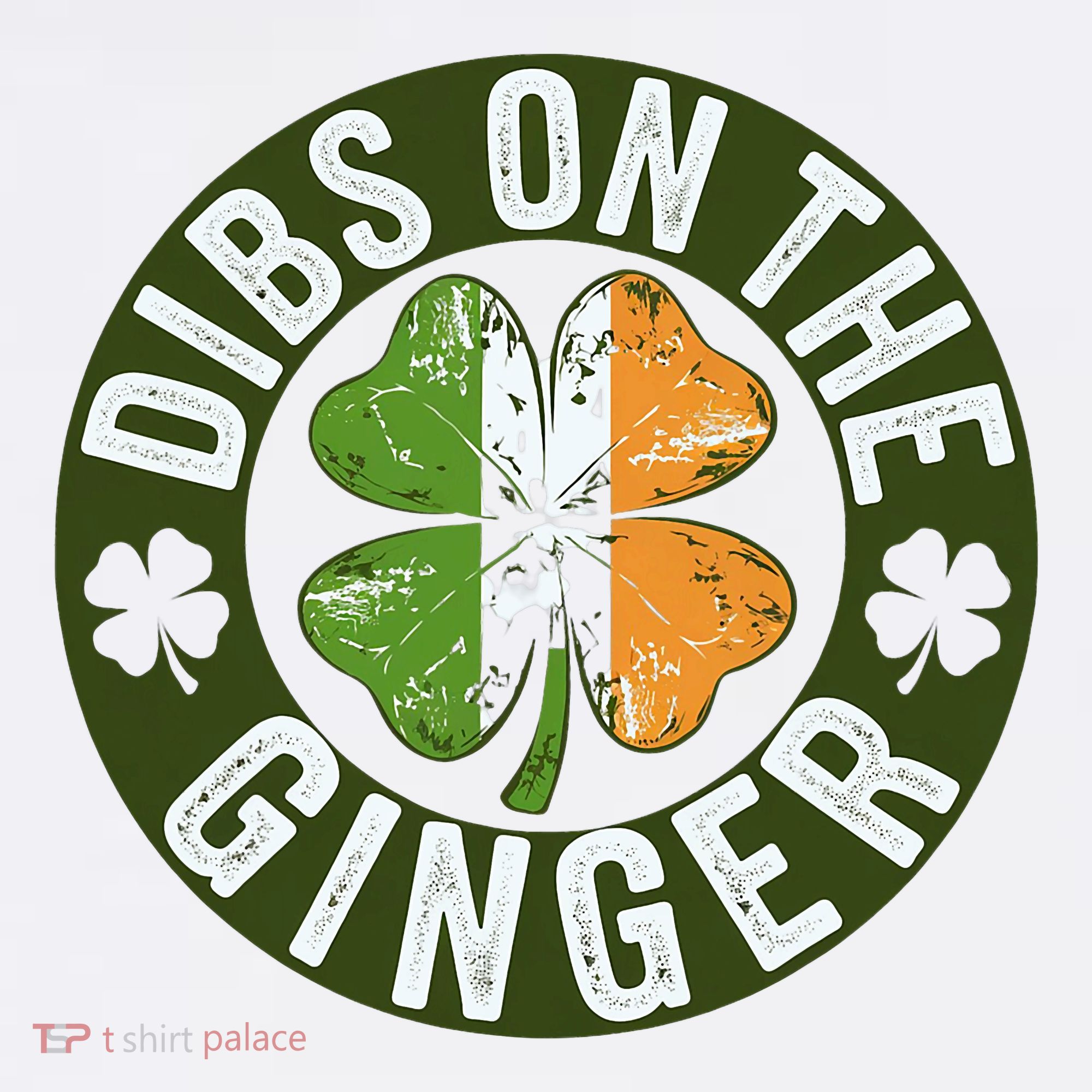Funny Dibs On The Ginger St. Patrick’S Day Shamrock Hoodie