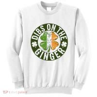 Funny Dibs On The Ginger St. Patrick’S Day Shamrock Sweatshirt thumb 0