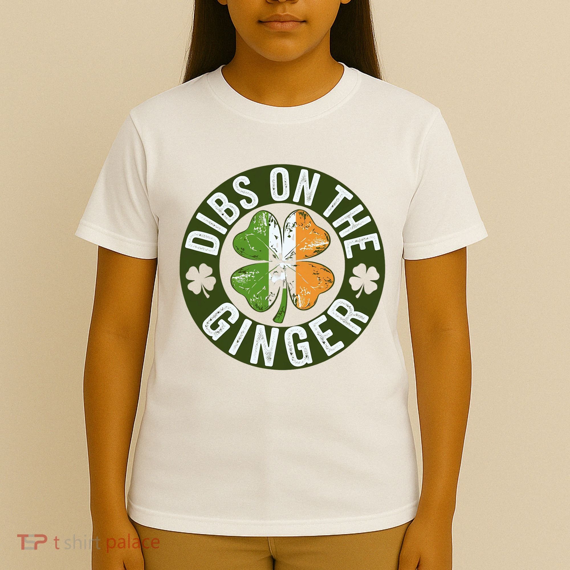 Funny Dibs On The Ginger St. Patrick’S Day Shamrock T-Shirt