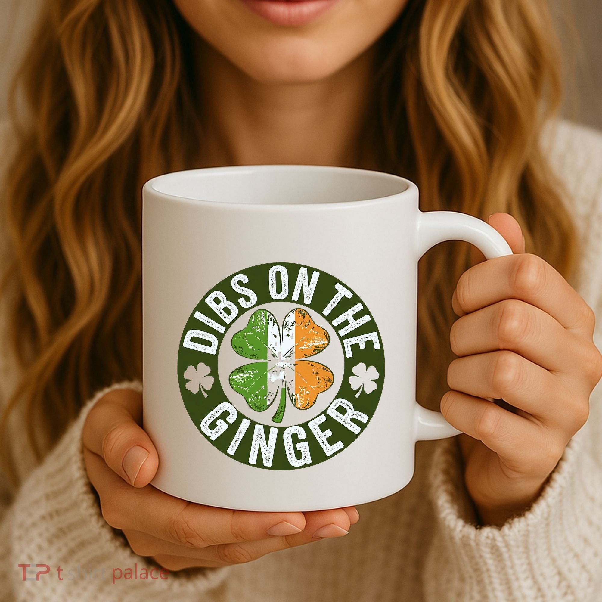 Funny Dibs On The Ginger St. Patrick’S Day Shamrock Coffee Mug