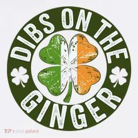 Funny Dibs On The Ginger St. Patrick’S Day Shamrock Women's Hoodie thumb 2