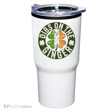 Funny Dibs On The Ginger St. Patrick’S Day Shamrock Tumbler