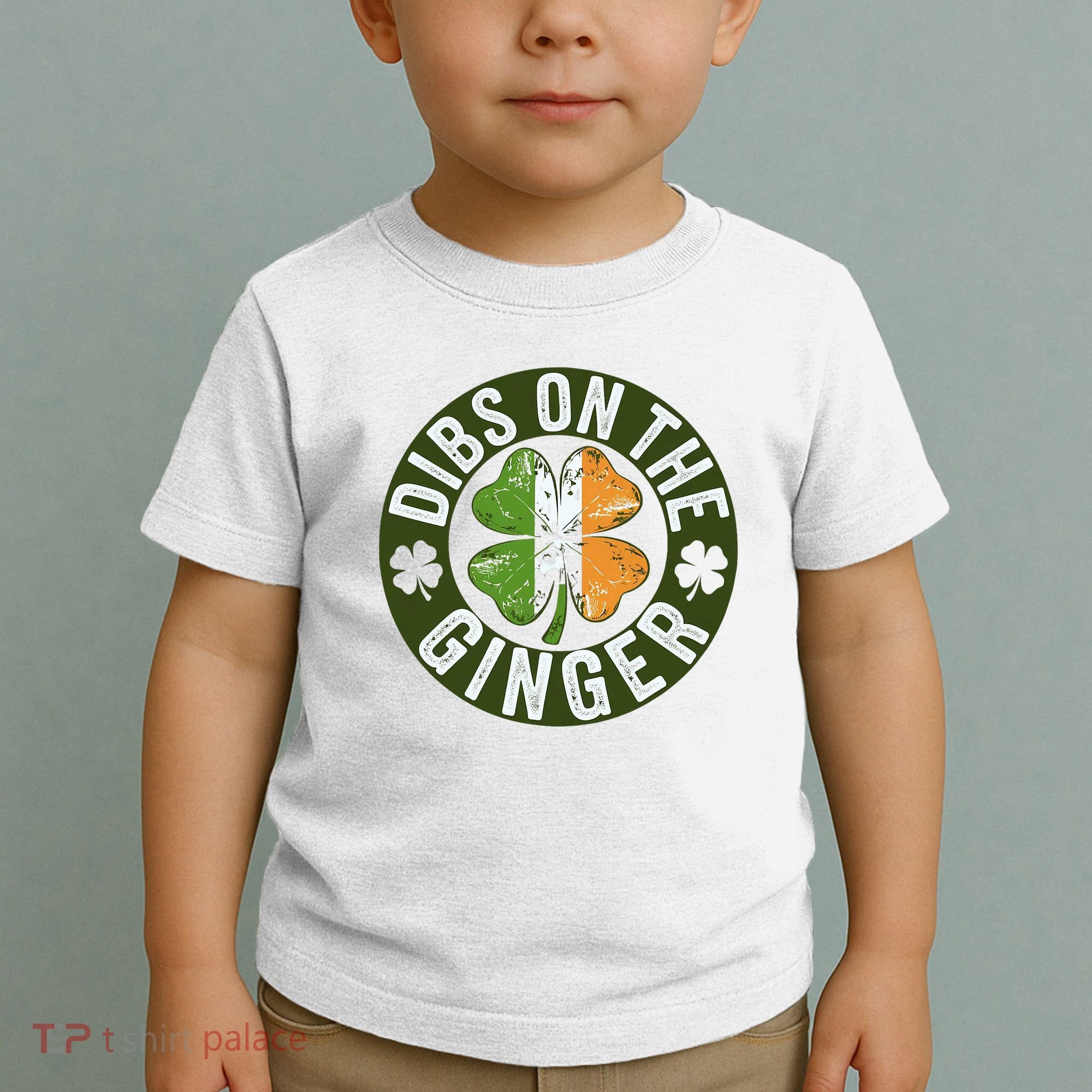 Funny Dibs On The Ginger St. Patrick’S Day Shamrock Toddler T-Shirt