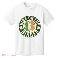 Funny Dibs On The Ginger St. Patrick’S Day Shamrock Kids T-Shirt thumb 0