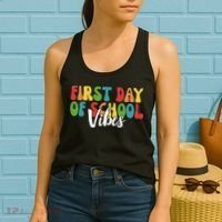 First Day Of School Vibes Women's Tank Top thumb 2