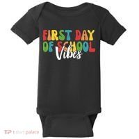 First Day Of School Vibes Baby Bodysuit thumb 0