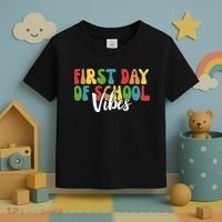 First Day Of School Vibes Toddler T-Shirt thumb 3