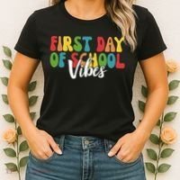 First Day Of School Vibes Women's T-Shirt thumb 2