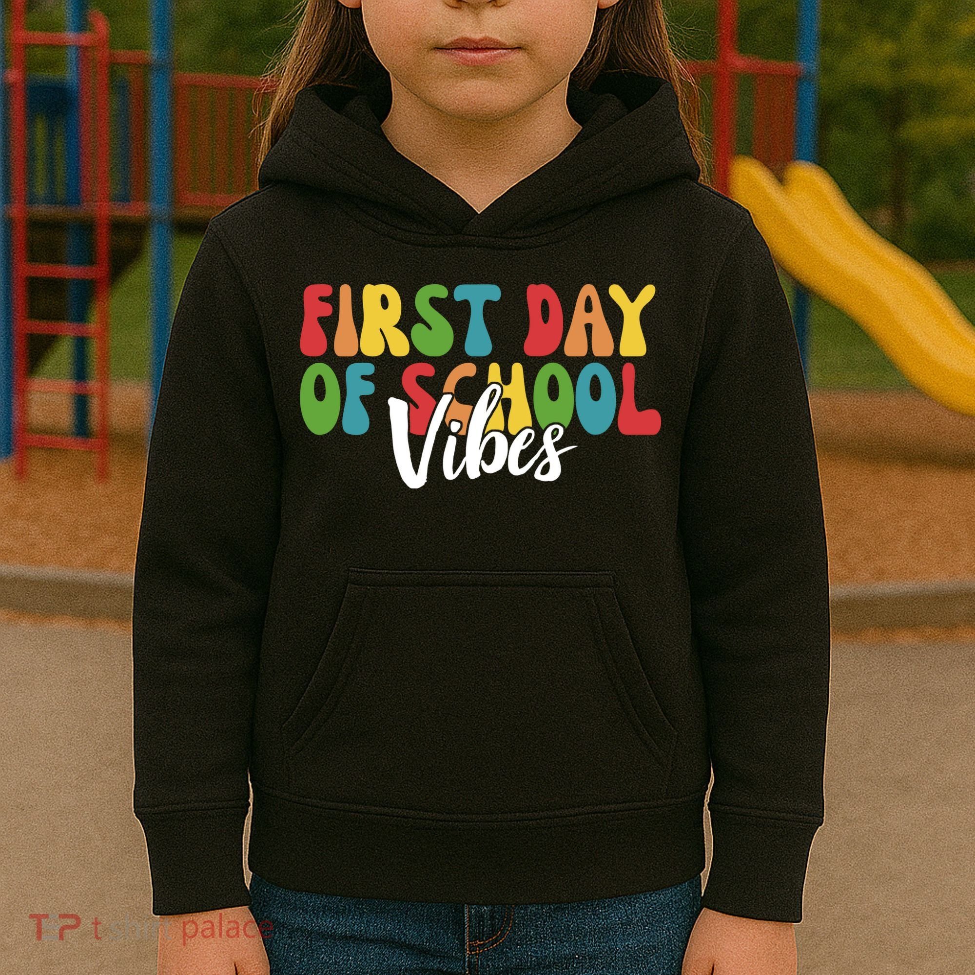 First Day Of School Vibes Kids Hoodie