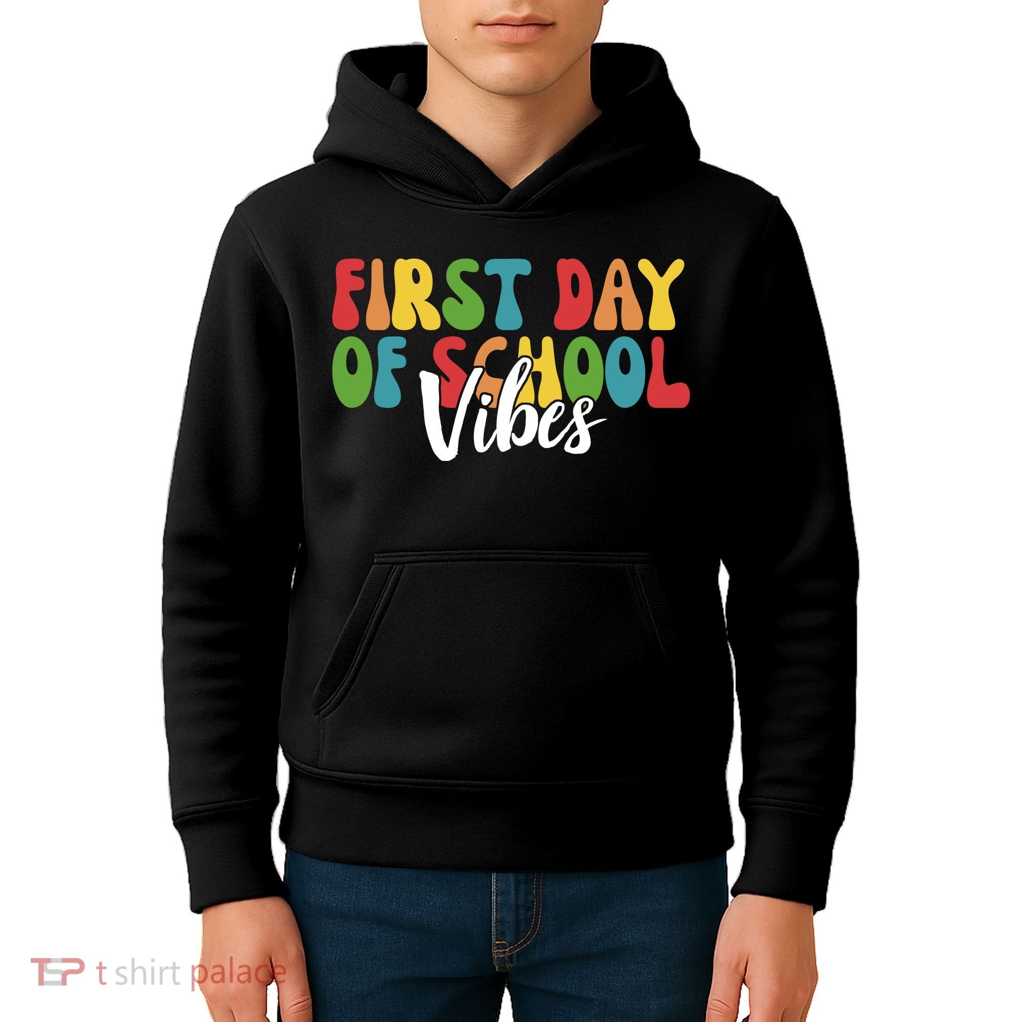 First Day Of School Vibes Kids Hoodie
