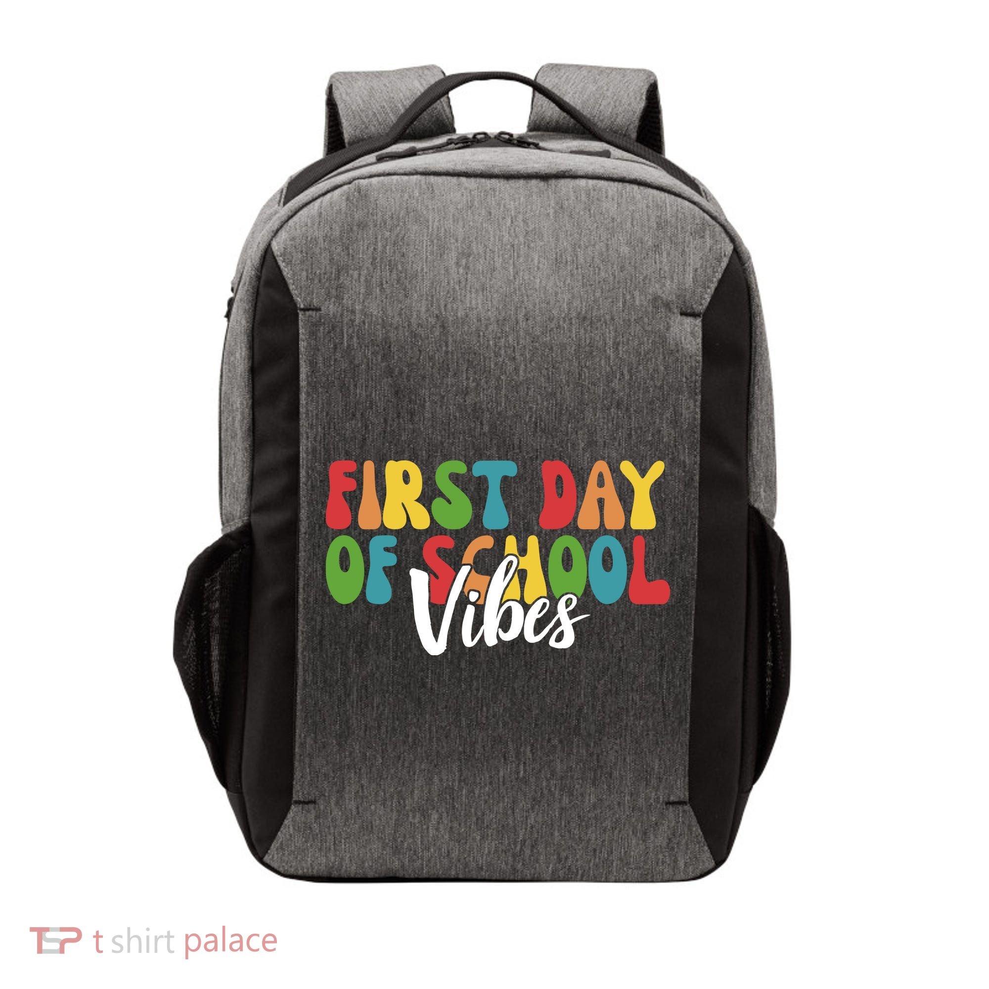 First Day Of School Vibes Vector Backpack