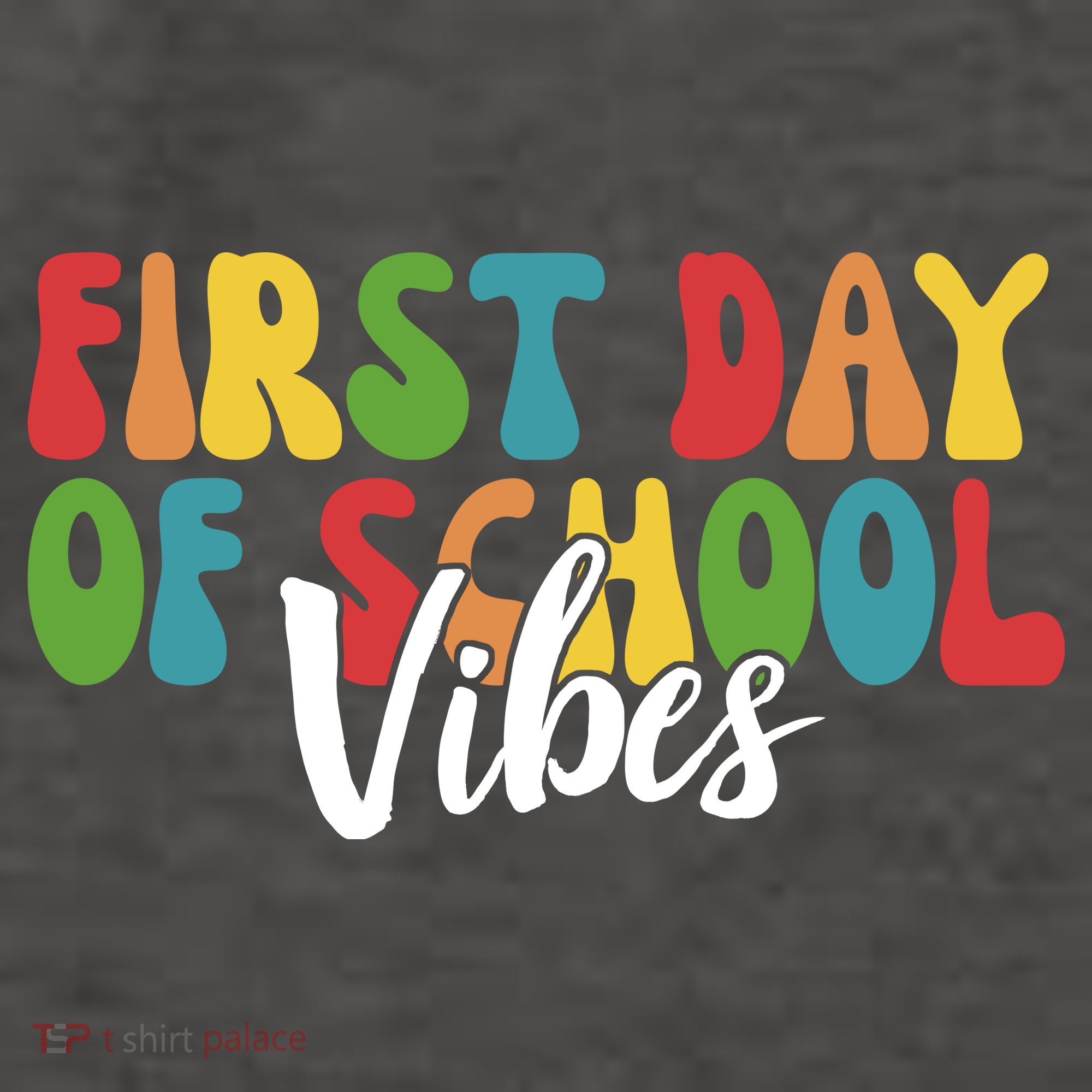 First Day Of School Vibes Vector Backpack