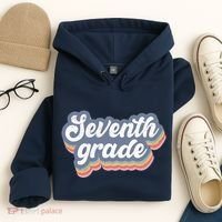 First Day Of School Seventh Grade Teacher 1st Day 7th Grade Hoodie thumb 4