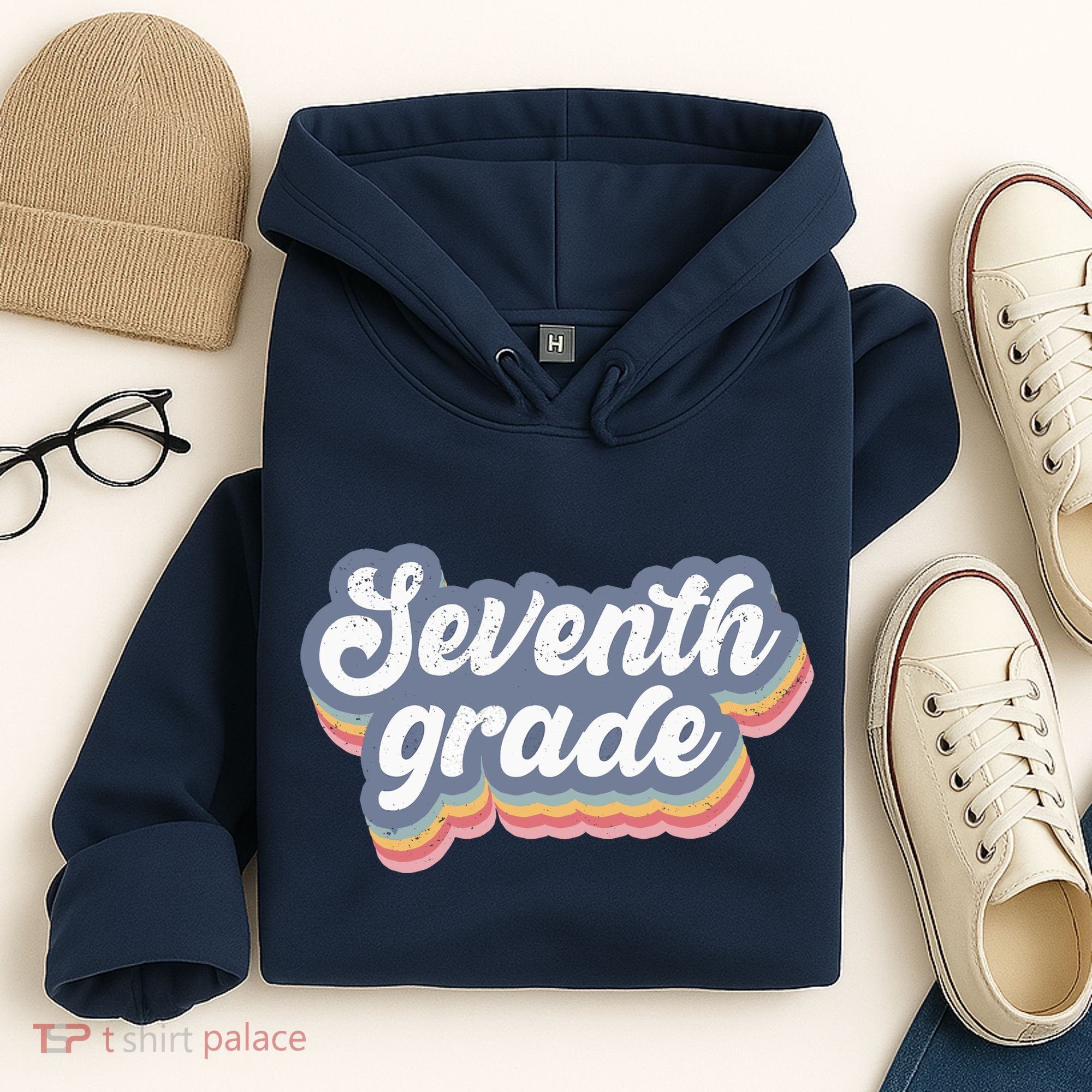 First Day Of School Seventh Grade Teacher 1st Day 7th Grade Hoodie