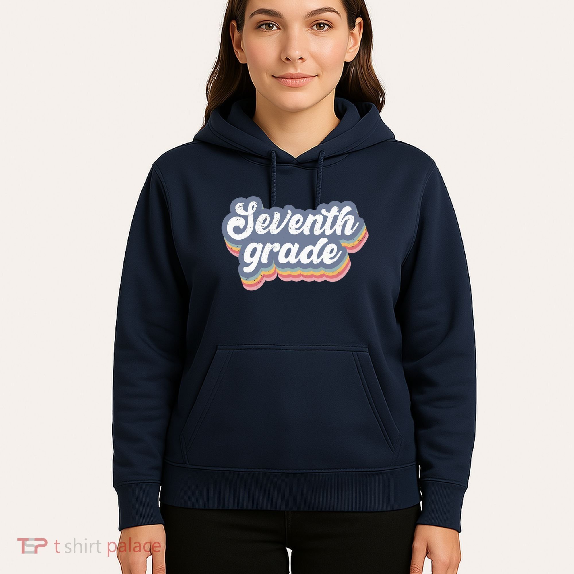 First Day Of School Seventh Grade Teacher 1st Day 7th Grade Hoodie