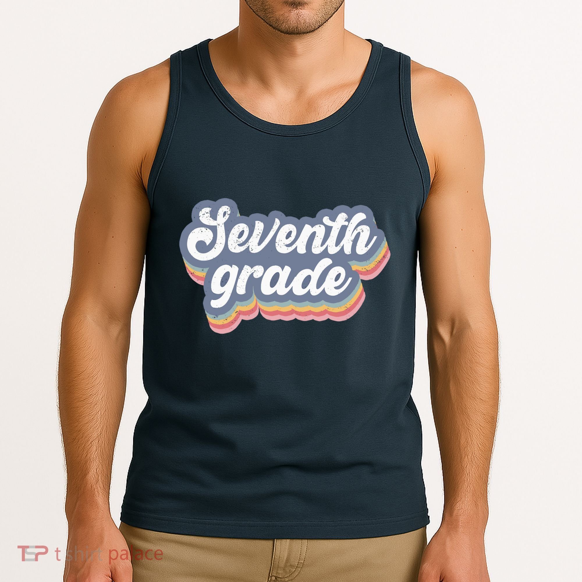 First Day Of School Seventh Grade Teacher 1st Day 7th Grade Tank Top