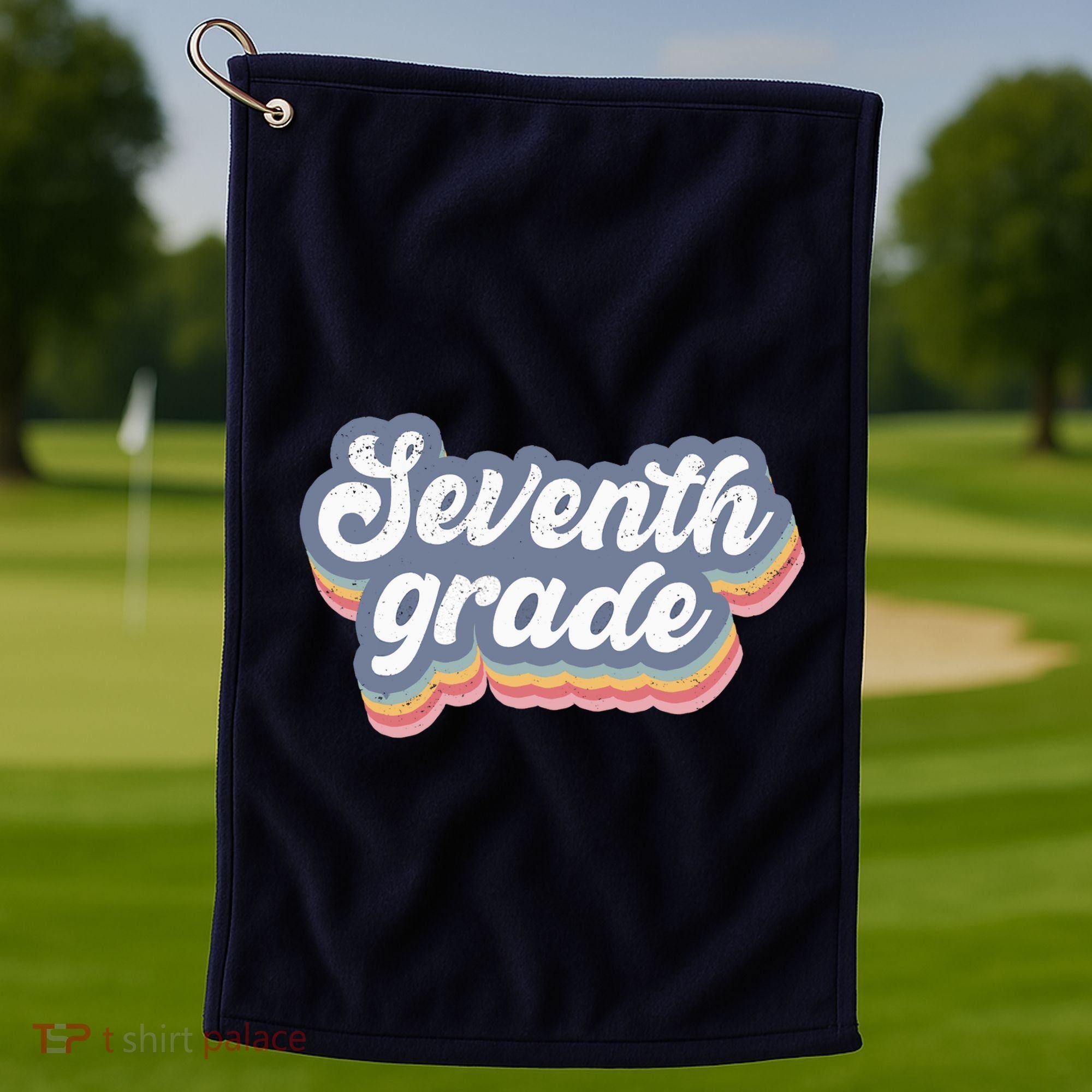 First Day Of School Seventh Grade Teacher 1st Day 7th Grade Golf Towel