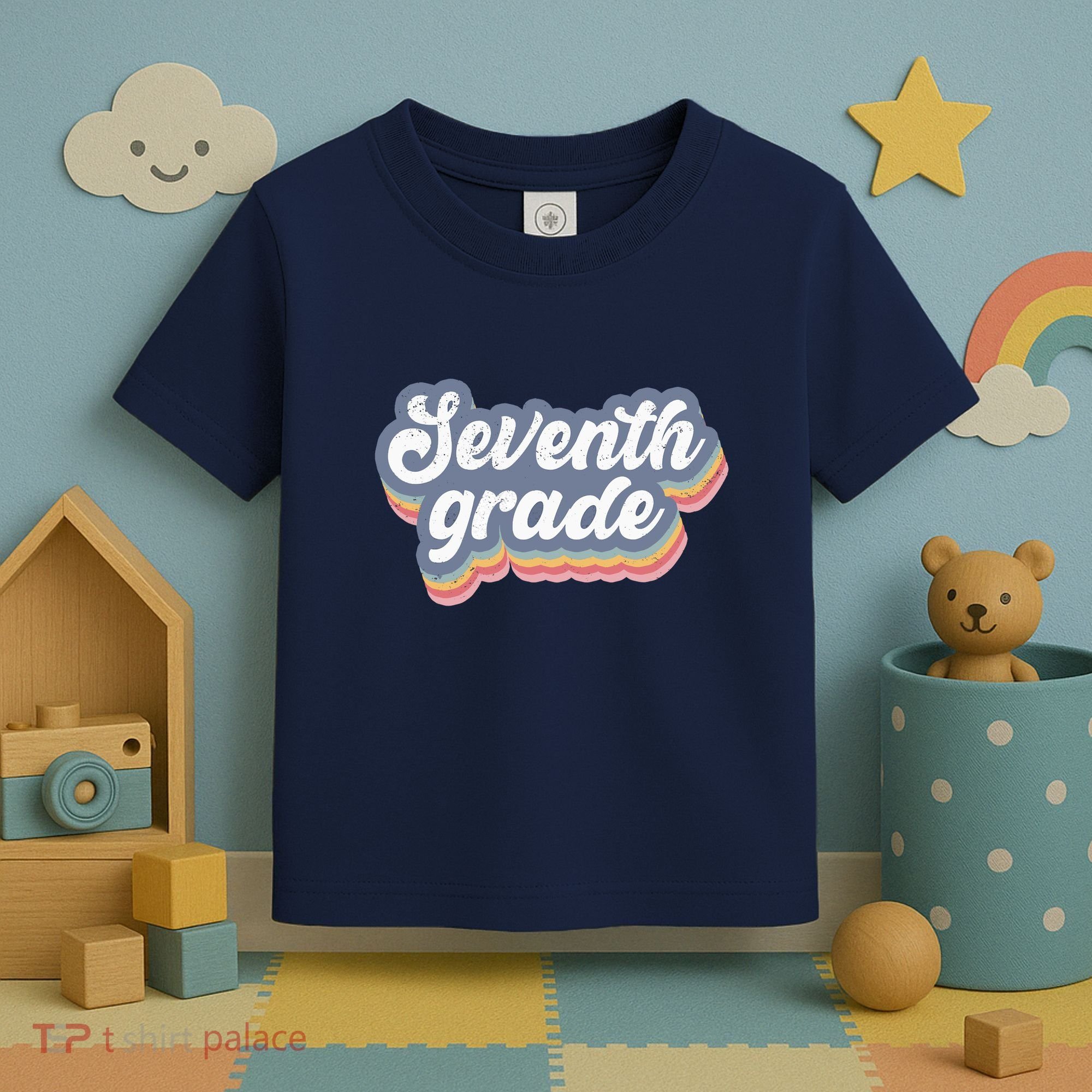 First Day Of School Seventh Grade Teacher 1st Day 7th Grade Toddler T-Shirt