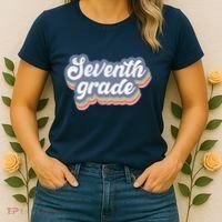 First Day Of School Seventh Grade Teacher 1st Day 7th Grade Women's T-Shirt thumb 2
