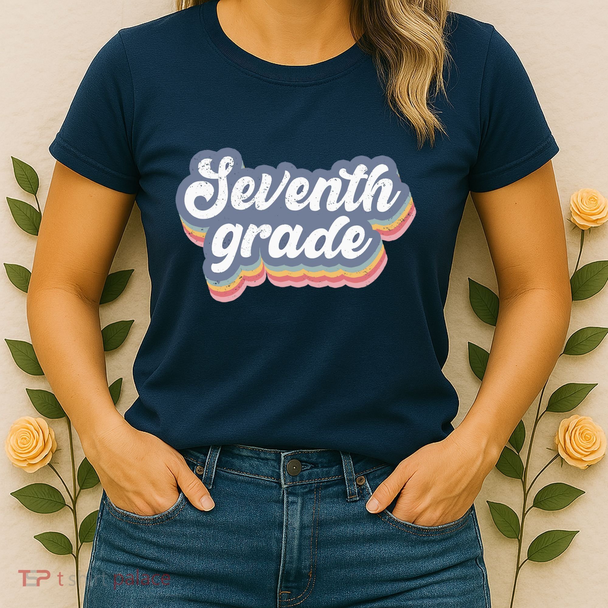 First Day Of School Seventh Grade Teacher 1st Day 7th Grade Women's T-Shirt