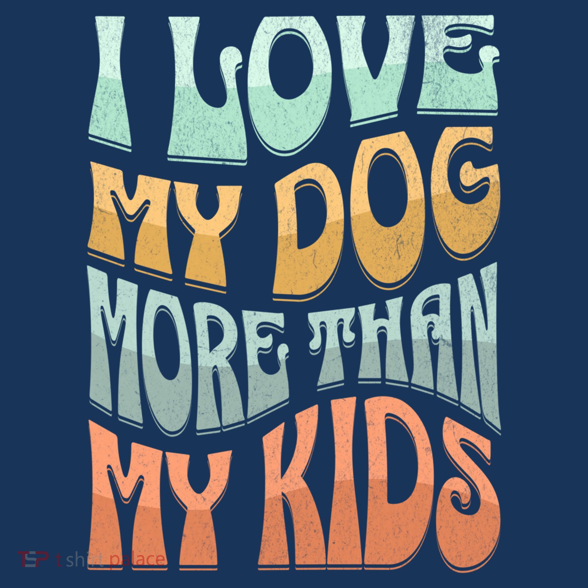 Funny Dog Owner I Love My Dog More Than My Retro Women's Hoodie