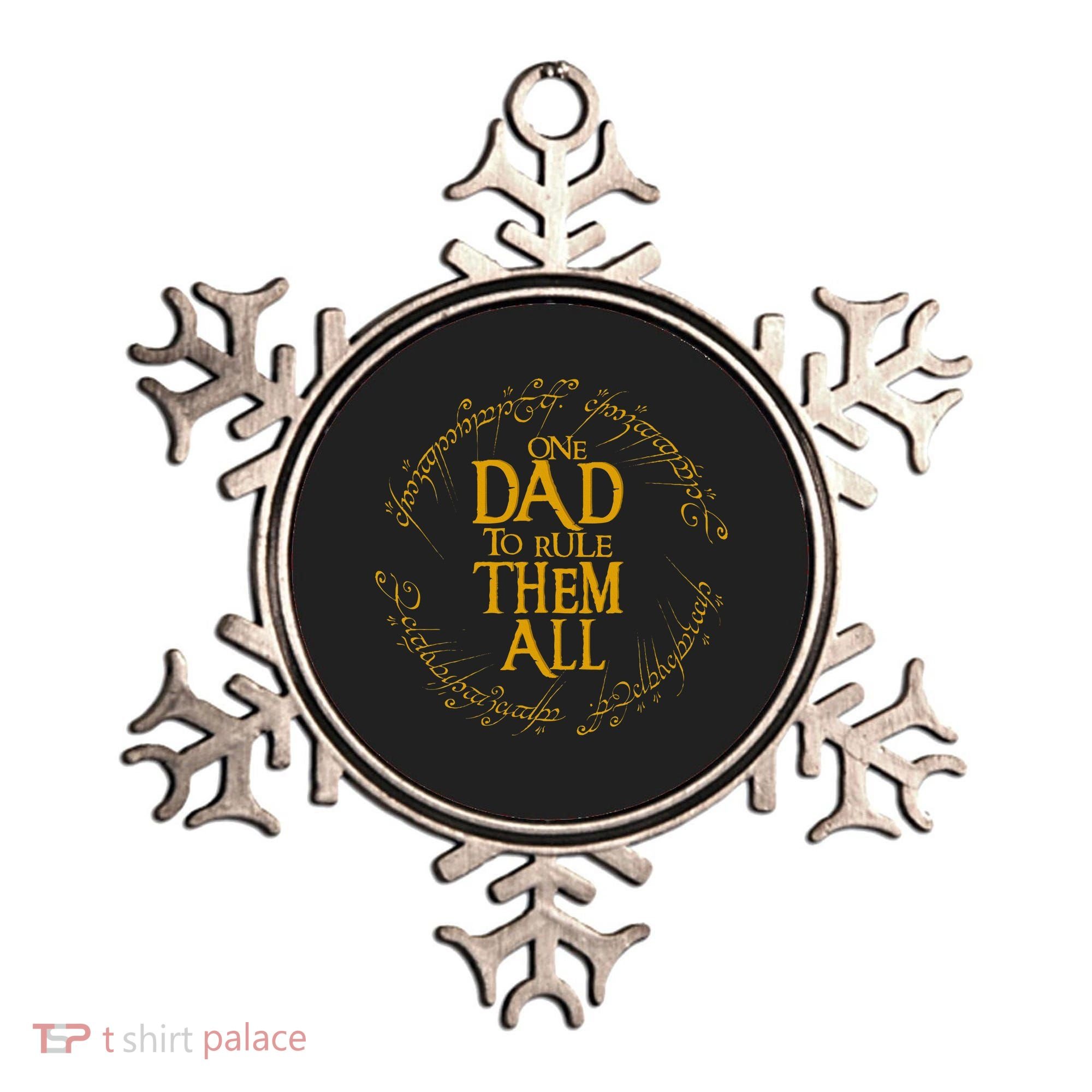 FatherS Day One Dad To Rule Them All Father Gift Ornament