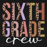 First Day Of School Sixth Grade Crew 6Th Grade Teacher Gift Women's Hoodie thumb 2