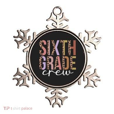 First Day Of School Sixth Grade Crew 6Th Grade Teacher Gift Ornament