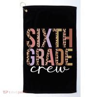 First Day Of School Sixth Grade Crew 6Th Grade Teacher Gift Golf Towel thumb 0