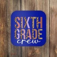 First Day Of School Sixth Grade Crew 6Th Grade Teacher Gift Coaster thumb 0