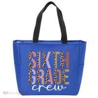 First Day Of School Sixth Grade Crew 6Th Grade Teacher Gift Tote Bag thumb 0