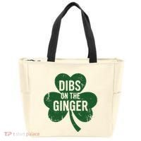 Funny Dibs On The Ginger St Patrick Day Redhead Women Tote Bag thumb 0
