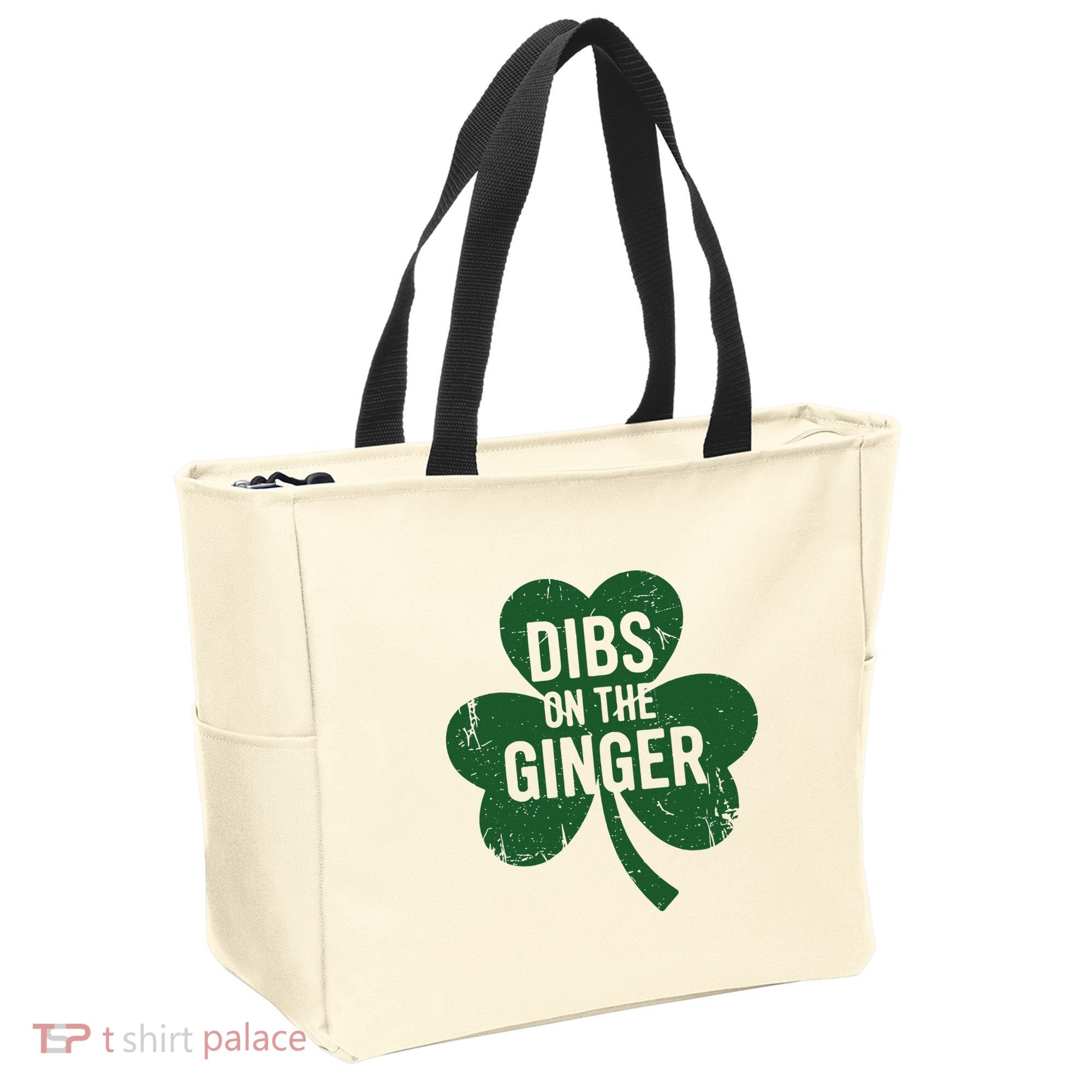 Funny Dibs On The Ginger St Patrick Day Redhead Women Tote Bag