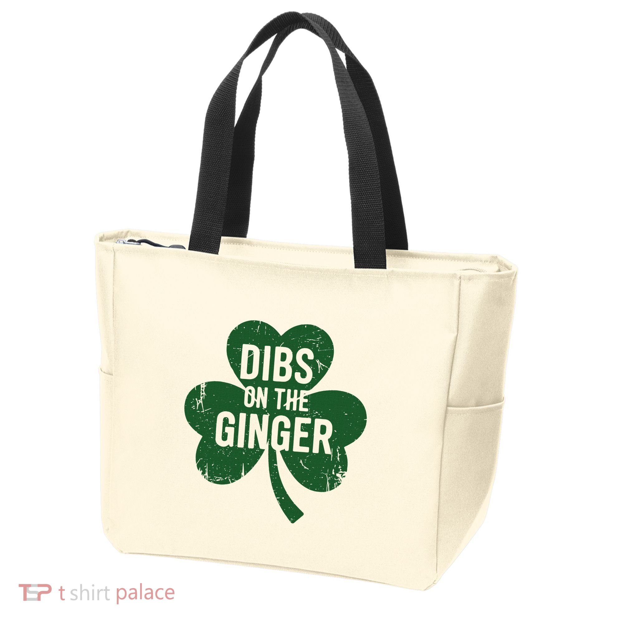 Funny Dibs On The Ginger St Patrick Day Redhead Women Tote Bag