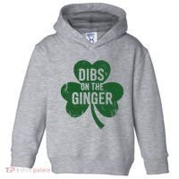 Funny Dibs On The Ginger St Patrick Day Redhead Women Toddler Hoodie thumb 0
