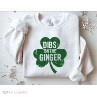 Funny Dibs On The Ginger St Patrick Day Redhead Women Sweatshirt thumb 2