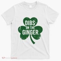 Funny Dibs On The Ginger St Patrick Day Redhead Women T-Shirt thumb 0