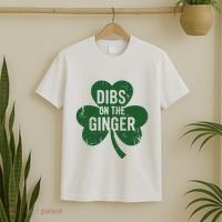 Funny Dibs On The Ginger St Patrick Day Redhead Women T-Shirt thumb 2