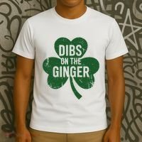 Funny Dibs On The Ginger St Patrick Day Redhead Women T-Shirt thumb 3