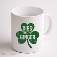 Funny Dibs On The Ginger St Patrick Day Redhead Women Coffee Mug thumb 1