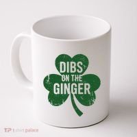 Funny Dibs On The Ginger St Patrick Day Redhead Women Coffee Mug thumb 0