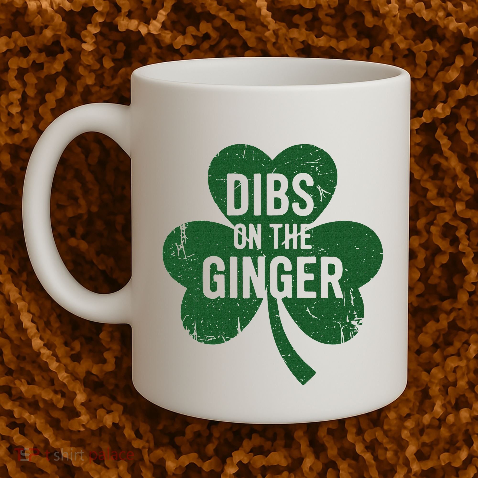 Funny Dibs On The Ginger St Patrick Day Redhead Women Coffee Mug