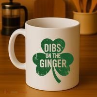 Funny Dibs On The Ginger St Patrick Day Redhead Women Coffee Mug thumb 4