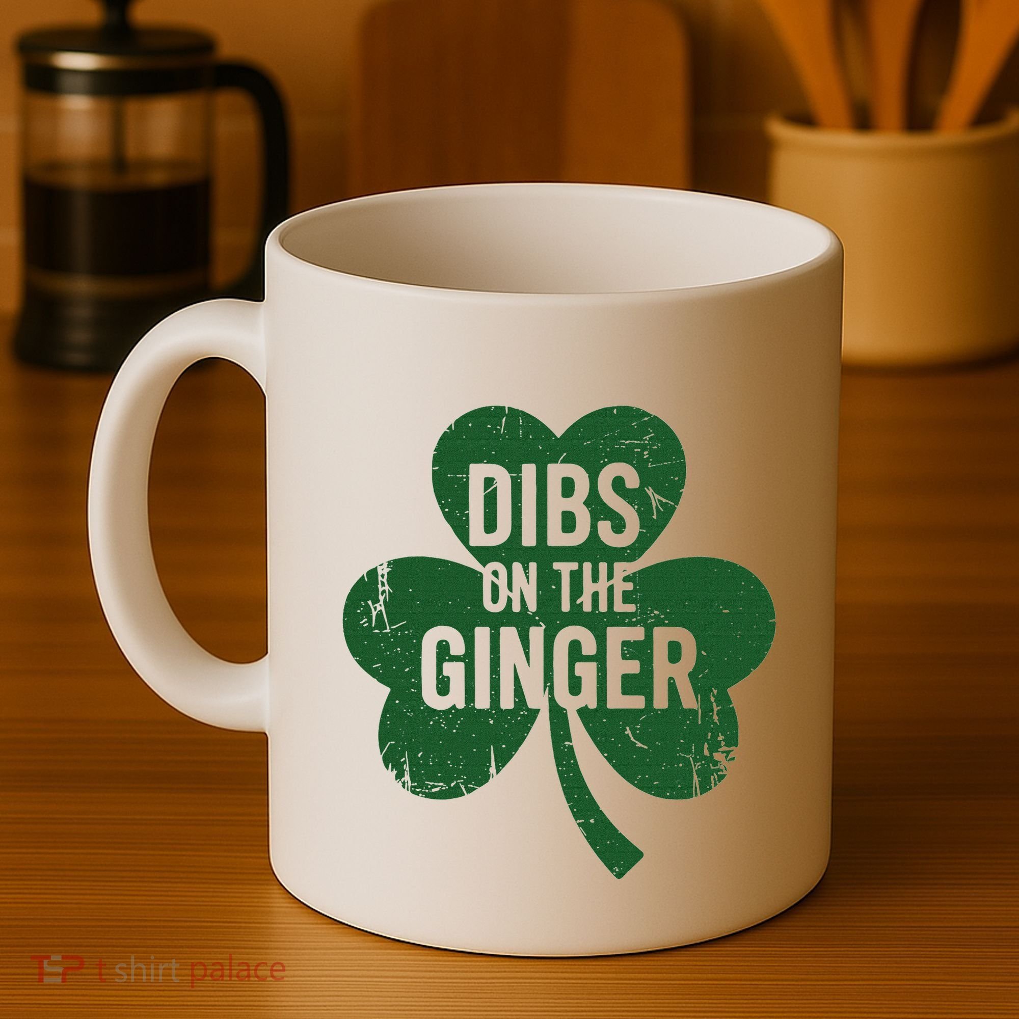 Funny Dibs On The Ginger St Patrick Day Redhead Women Coffee Mug