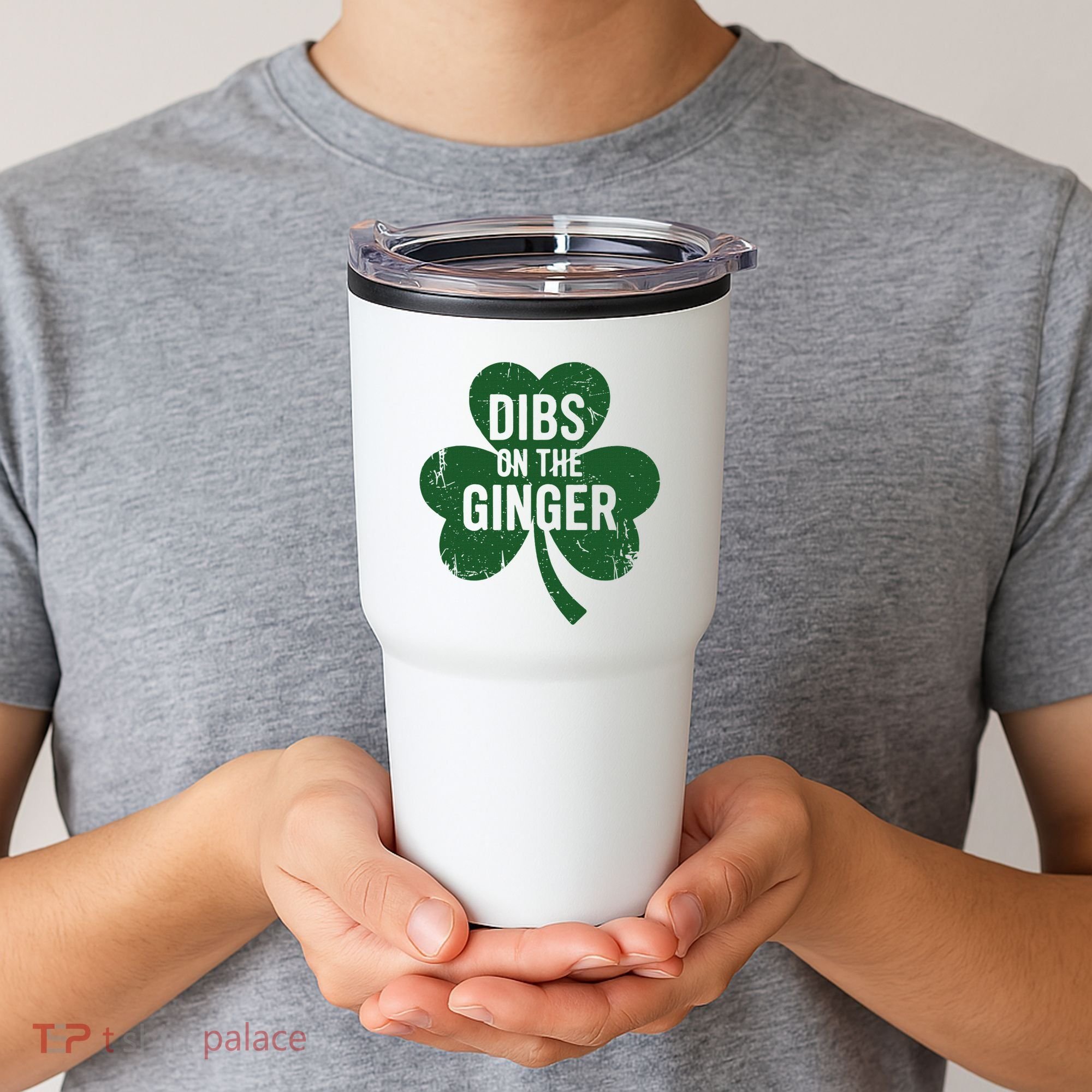 Funny Dibs On The Ginger St Patrick Day Redhead Women Tumbler
