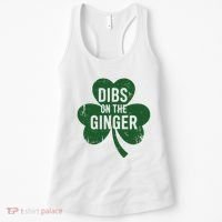 Funny Dibs On The Ginger St Patrick Day Redhead Women Women's Tank Top thumb 0