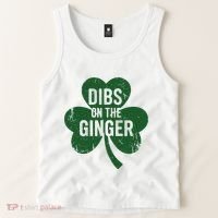 Funny Dibs On The Ginger St Patrick Day Redhead Women Tank Top thumb 2