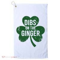 Funny Dibs On The Ginger St Patrick Day Redhead Women Golf Towel thumb 0