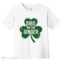 Funny Dibs On The Ginger St Patrick Day Redhead Women Toddler T-Shirt thumb 0
