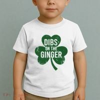 Funny Dibs On The Ginger St Patrick Day Redhead Women Toddler T-Shirt thumb 2